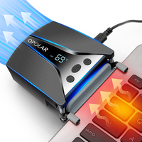 Thumbnail for Auto-Temp Detection Laptop Fan Cooler | Temperature Display System