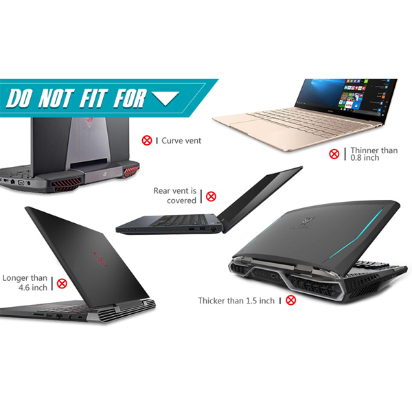 Auto-Temp Detection Laptop Fan Cooler | Temperature Display System