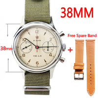 Thumbnail for 40mm China Aviation Chronograph Seagull Movement 1963 Mechanical Watch