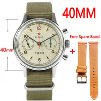 Thumbnail for 40mm China Aviation Chronograph Seagull Movement 1963 Mechanical Watch