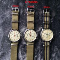 Thumbnail for 40mm China Aviation Chronograph Seagull Movement 1963 Mechanical Watch