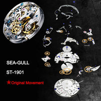 Thumbnail for 40mm China Aviation Chronograph Seagull Movement 1963 Mechanical Watch