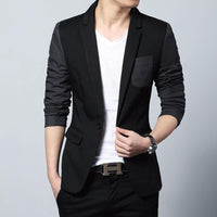 Thumbnail for Mens Two Tone Slim Fit Casual Blazer