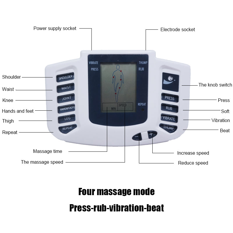Electric Tens Muscle Stimulator Digital Muscle Therapy