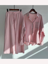 Thumbnail for Two Piece Set Women Cotton Shorts Sets