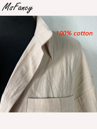 Thumbnail for Two Piece Set Women Cotton Shorts Sets