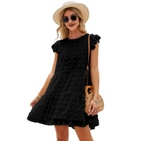Thumbnail for Womens A Line Above Knee Floral Dress