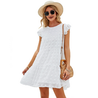 Thumbnail for Womens A Line Above Knee Floral Dress