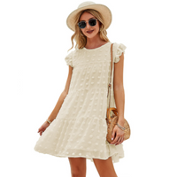 Thumbnail for Womens A Line Above Knee Floral Dress