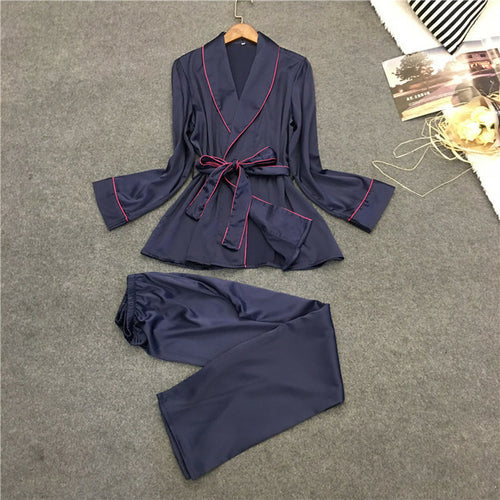 Silk pajama sets for women
