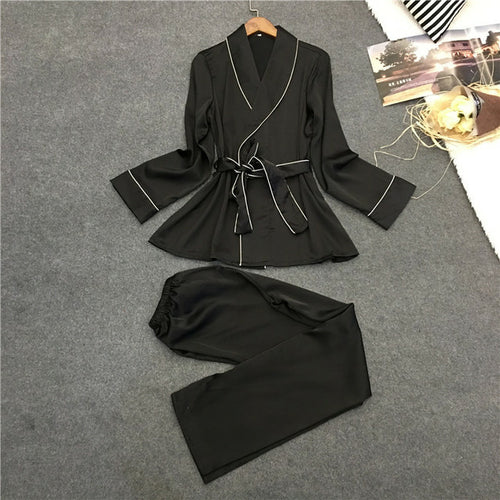 Silk pajama sets for women