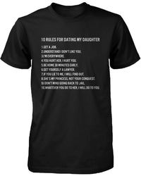 Thumbnail for Men's Funny Graphic Statement Black T-shirt - 10
