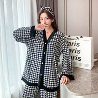 Thumbnail for Plus size set woman 2 pieces pijamas sleepwear