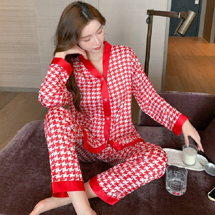 Plus size set woman 2 pieces pijamas sleepwear