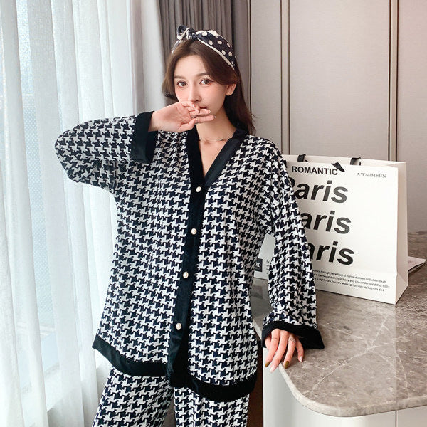 Plus size set woman 2 pieces pijamas sleepwear