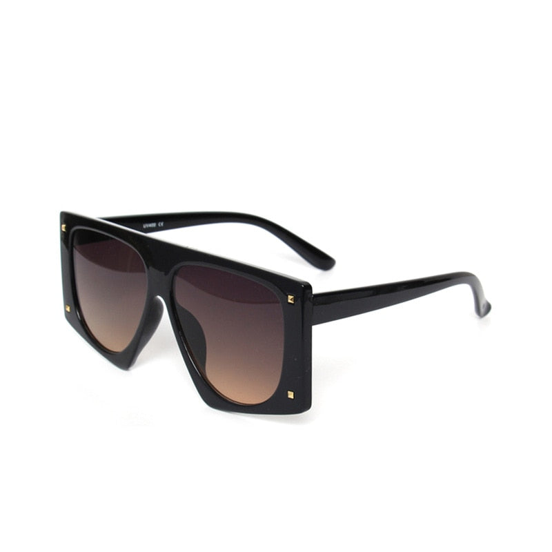 Punk Leopard Sunglasses Women Sexy Oversized Sun Glasses Men UV400 Gradient Shades Steampunk Goggles Eyewear Oculos Escuros