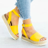 Thumbnail for Women Sandals Plus Size Wedges Shoes For Women High Heels Sandals Summer Shoes 2020 Flip Flops Chaussures Femme Platform Sandals