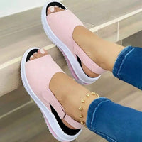 Thumbnail for Women Sandals 2022 Heels Sandals Peep Top Summer Shoes Women Platform Sandals Soft Wedges Shoes Sandalias Mujer Casual Footwear