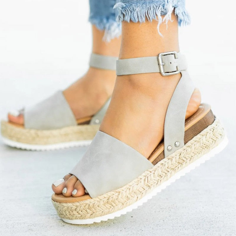 Women Sandals Plus Size Wedges Shoes For Women High Heels Sandals Summer Shoes 2020 Flip Flops Chaussures Femme Platform Sandals