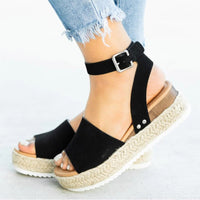Thumbnail for Women Sandals Plus Size Wedges Shoes For Women High Heels Sandals Summer Shoes 2020 Flip Flops Chaussures Femme Platform Sandals