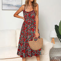 Thumbnail for Sexy Backless Polka Dot Summer Dress