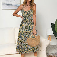 Thumbnail for Sexy Backless Polka Dot Summer Dress