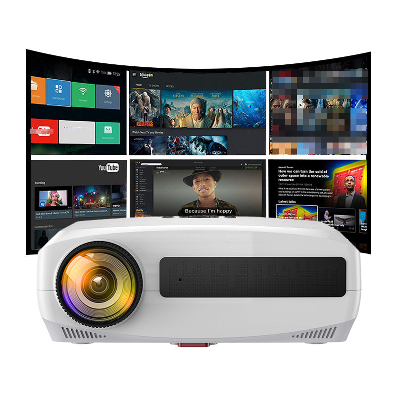 WZATCO C3 LED Projector Android 10.0 WIFI Full HD 1080P
